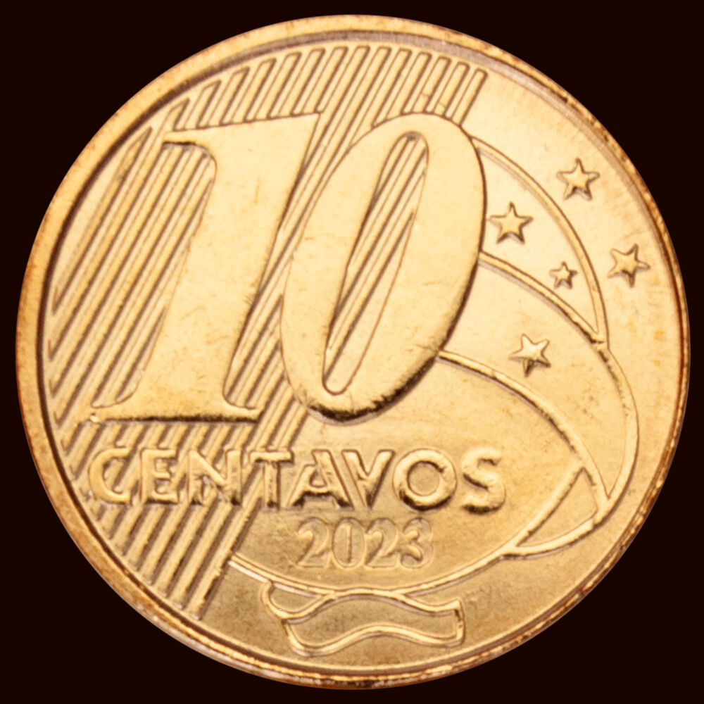 Brazil - 10 Centavos 2023 - KM# 649 - Coins 
